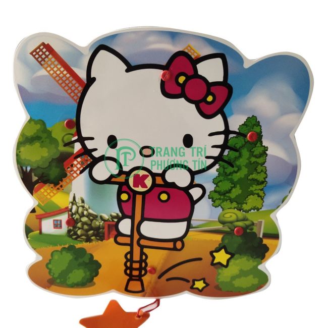 Lồng đèn trung thu bằng nhựa mèo kitty