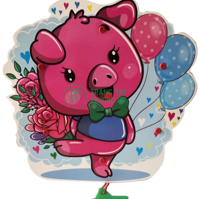 Lồng đèn trung thu bằng nhựa Heo con