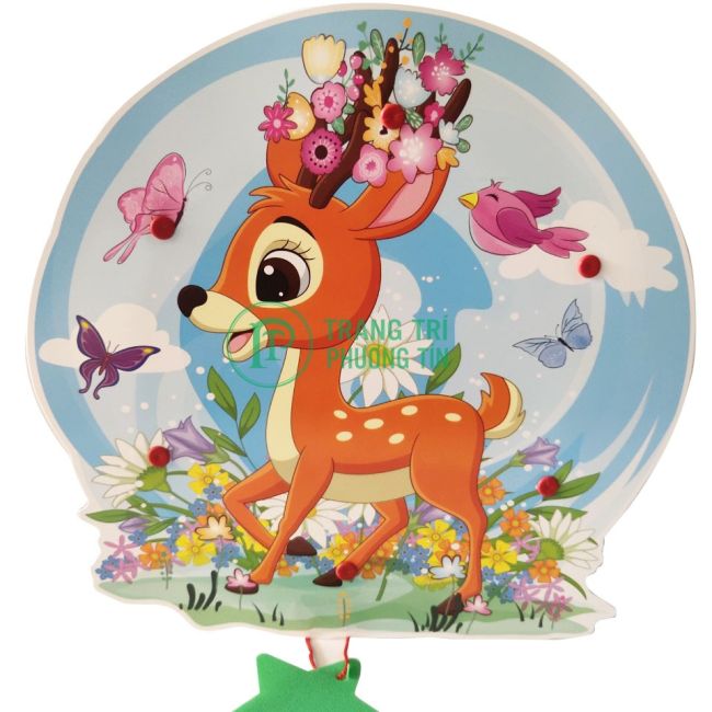 Lồng đèn trung thu bằng nhựa con nai