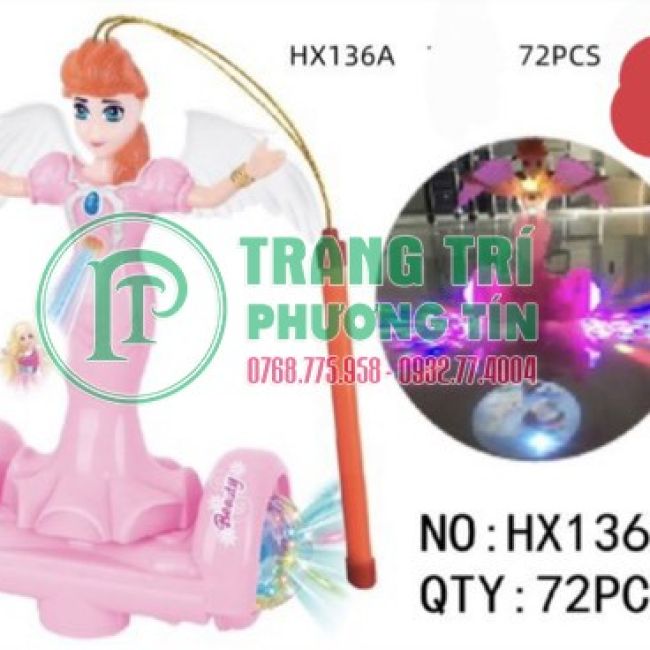Lồng đèn pin nhạc chuyển động công chúa nhỏ