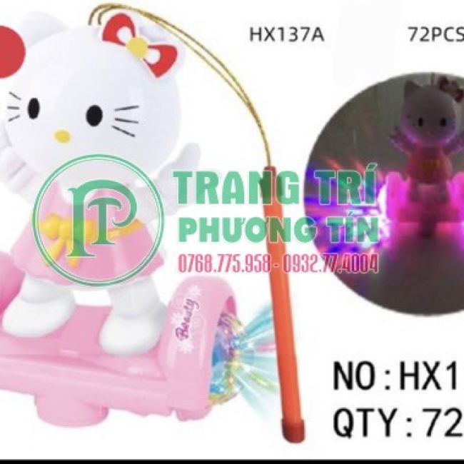 Lồng đèn pin nhạc chuyển động cute Kitty