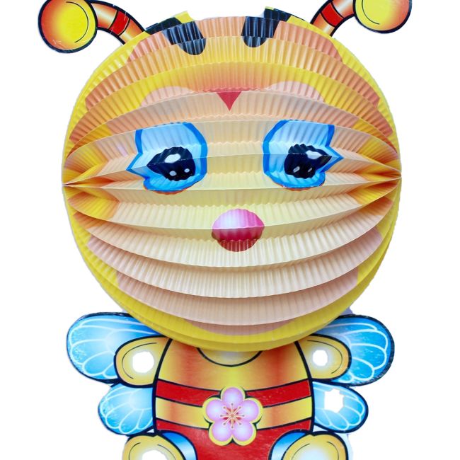 Lồng đèn giấy xếp ong con
