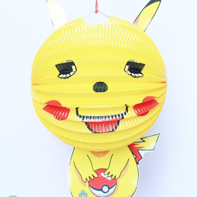 Lồng đèn giấy xếp Pikachu