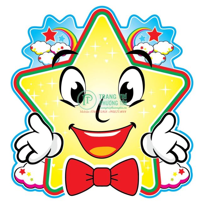 Lồng đèn trung thu ngôi sao vui vẻ