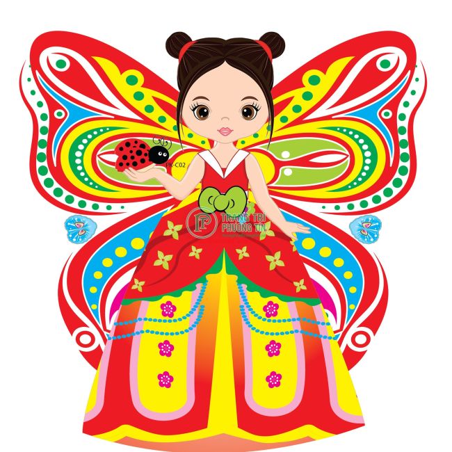 Lồng đèn trung thu nàng bướm