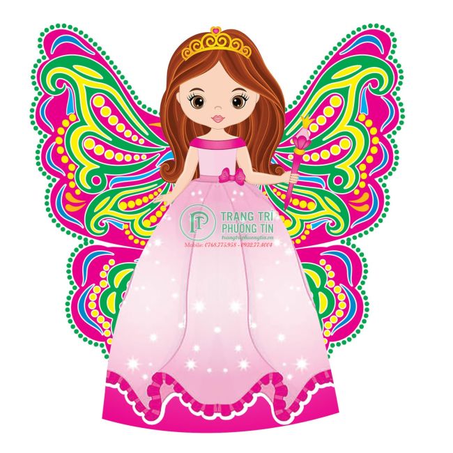 Lồng đèn trung thu nàng bướm