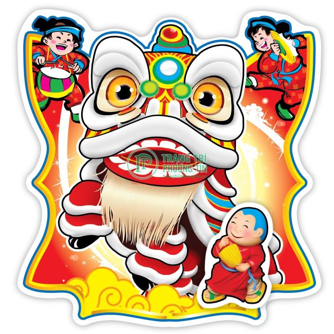 Lồng đèn trung thu múa lân