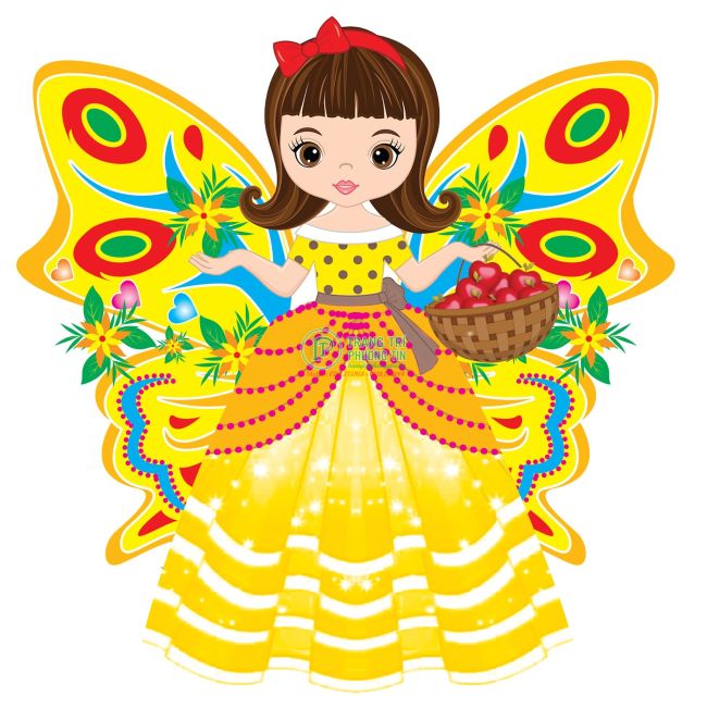 Lồng đèn trung thu nàng bướm