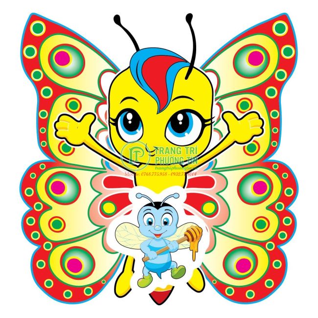 Lồng đèn trung thu bướm ong