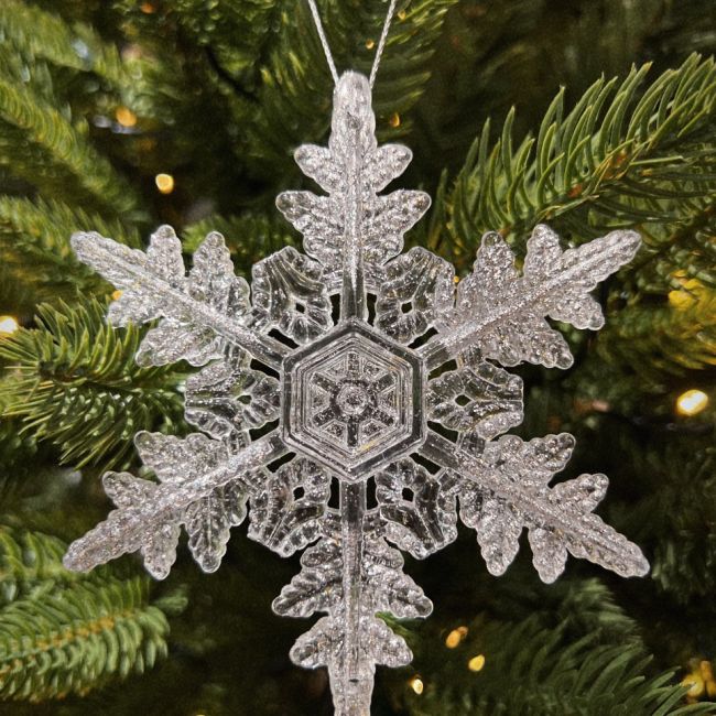 Dây trang trí hoa tuyết sao băng