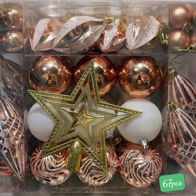 Set hộp đựng ngọc châu ngôi sao 67 cái