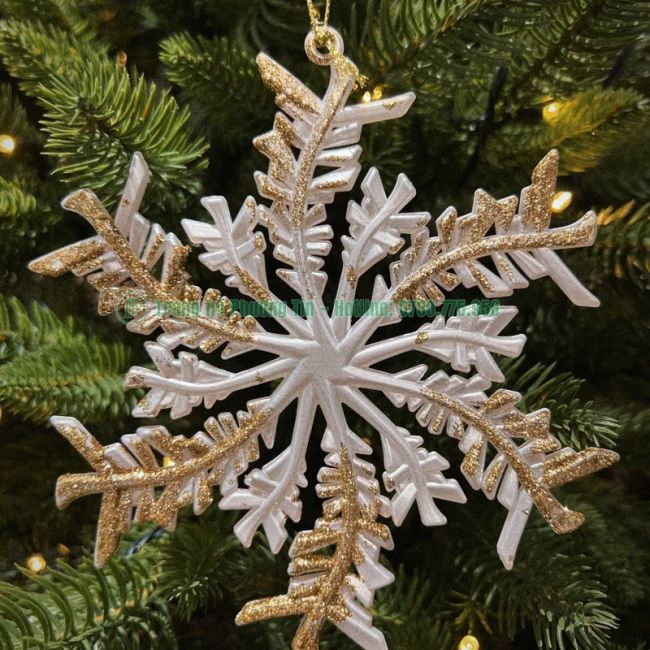 Phụ kiện hoa tuyết Giáng sinh