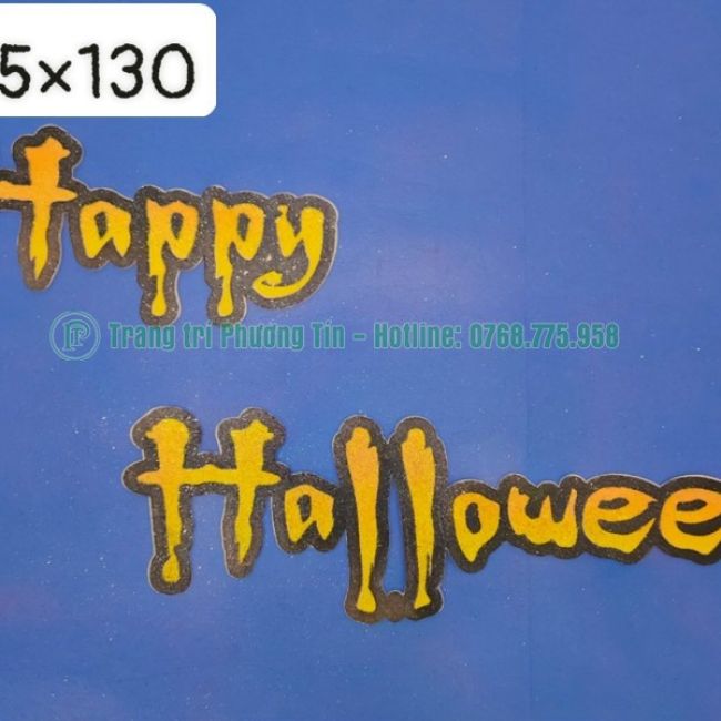 Chữ dán Happy Halloween