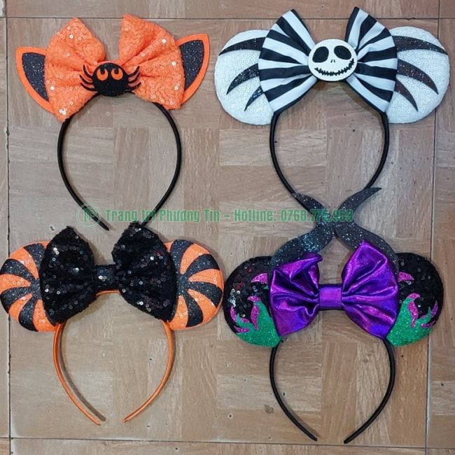 Bộ cài tóc Halloween