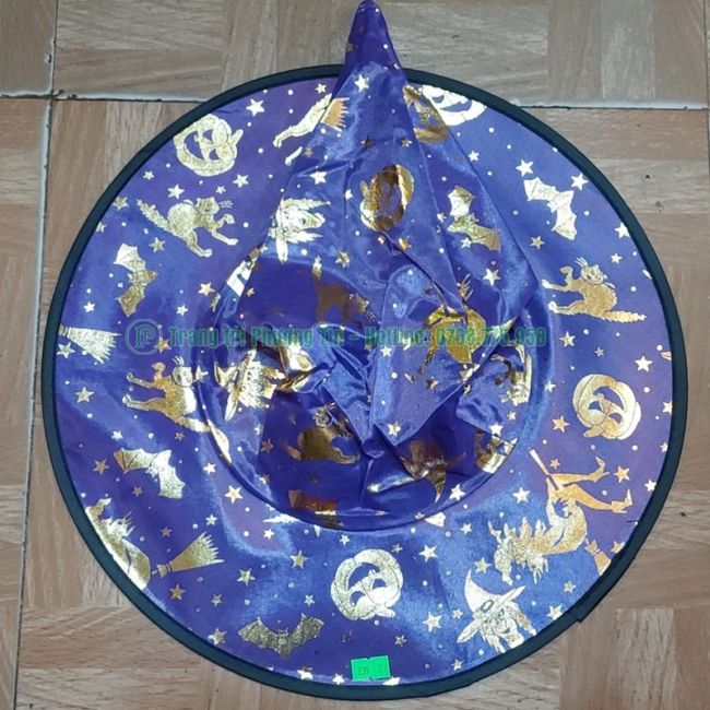 Nón phù thủy xanh dương