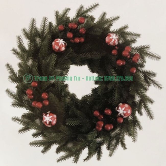 Vòng hoa trang trí Giáng Sinh