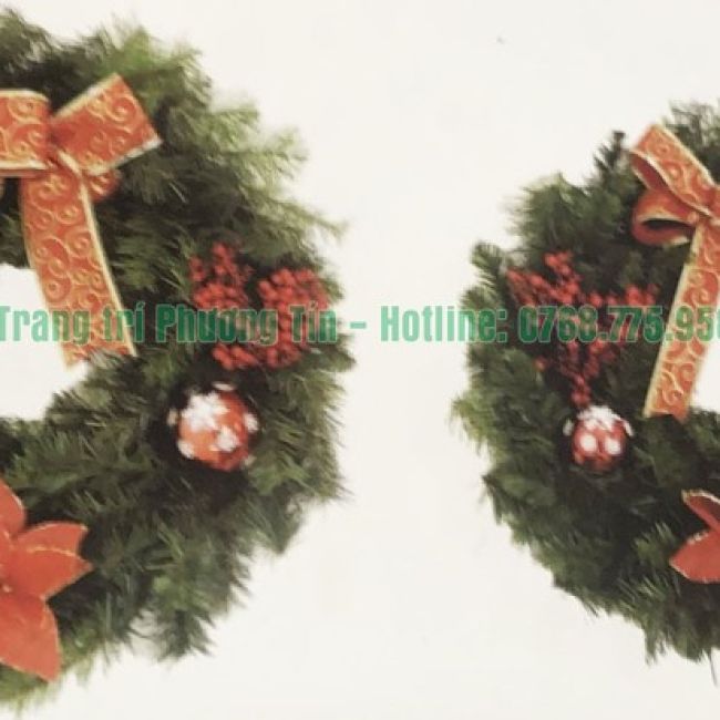 Vòng hoa trang trí Giáng Sinh