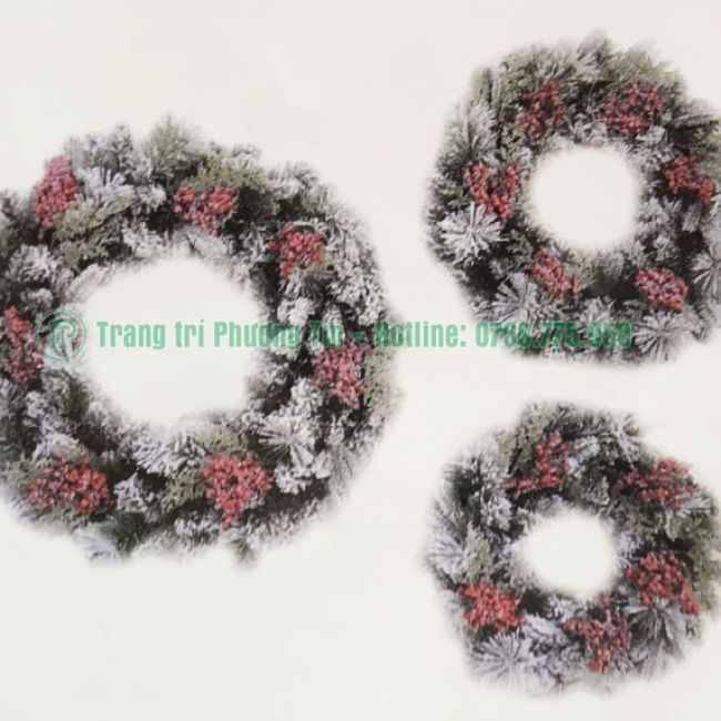 Vòng hoa trang trí Giáng Sinh