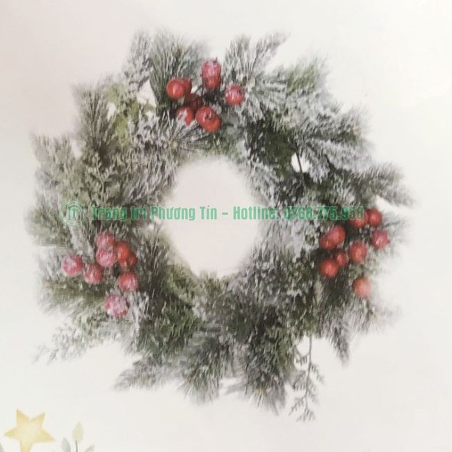Vòng hoa trang trí Giáng Sinh