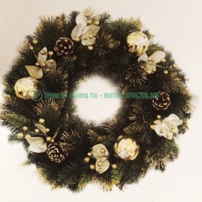 Vòng hoa trang trí Giáng Sinh