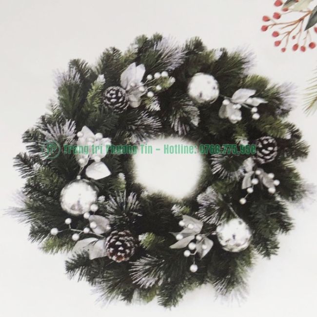 Vòng hoa trang trí Giáng Sinh