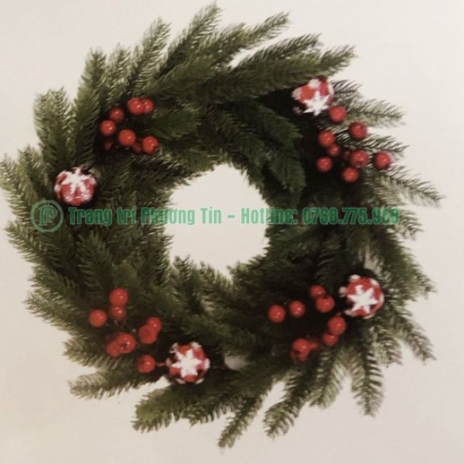 Vòng hoa trang trí Giáng Sinh