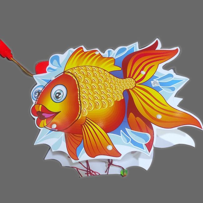 Lồng đèn trung thu cá vàng pin nhạc