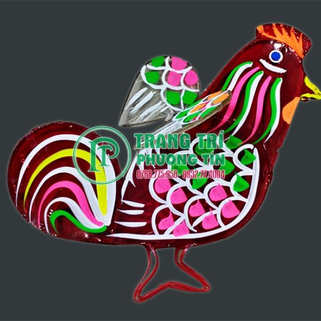 Lồng đèn giấy kiếng gà trống