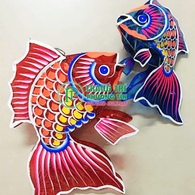 Lồng đèn giấy kiếng hình cá