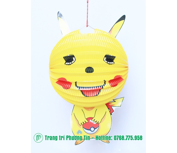 Lồng đèn giấy xếp Pikachu