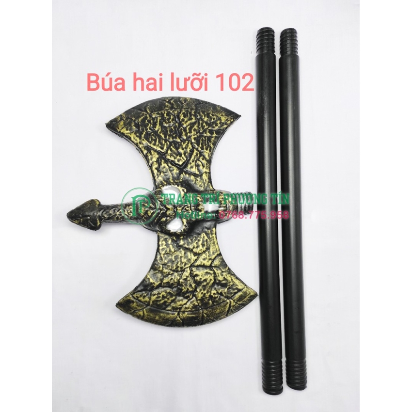 Búa 2 lưỡi và côn khúc