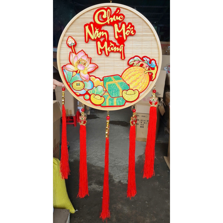 Mẹt treo tường Chúc Mừng Năm Mới