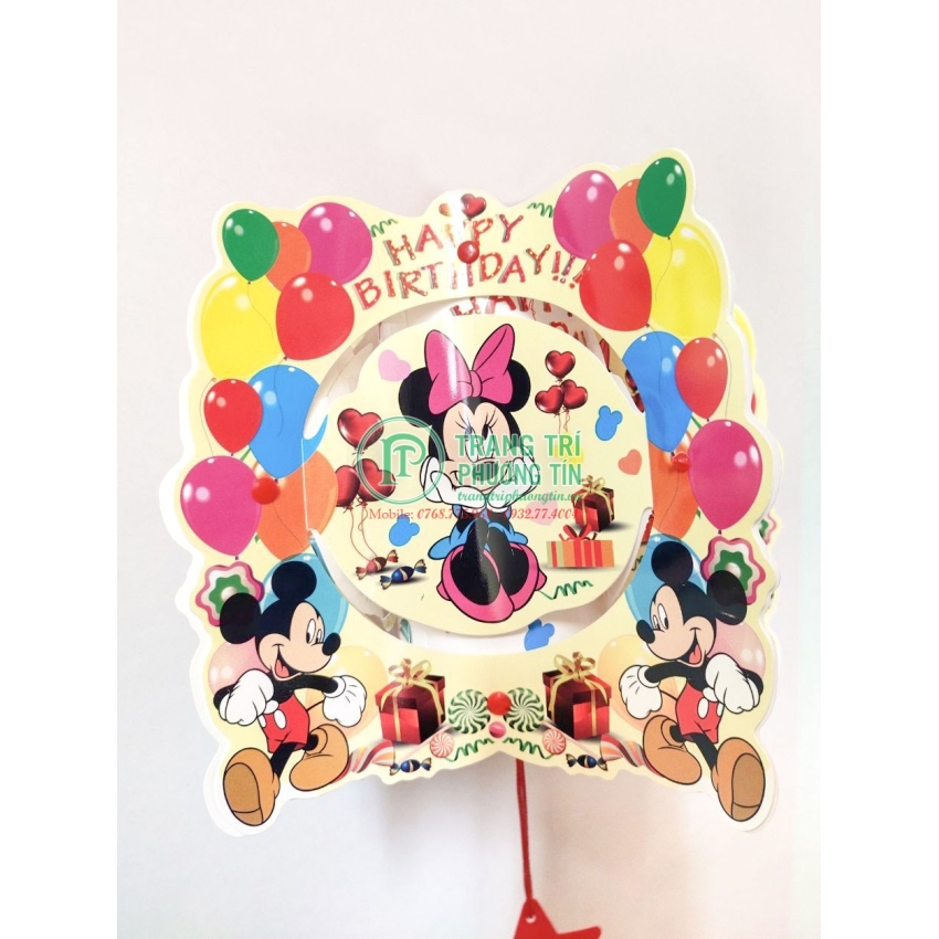 Lồng đèn hoạt hình chuột Mickey