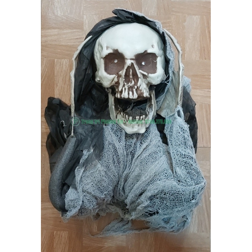 Áo khoác Halloween đầu lâu