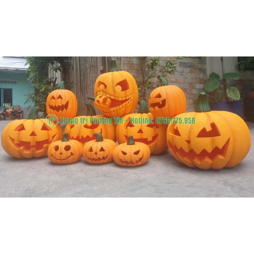 Bí ngô trang trí Halloween