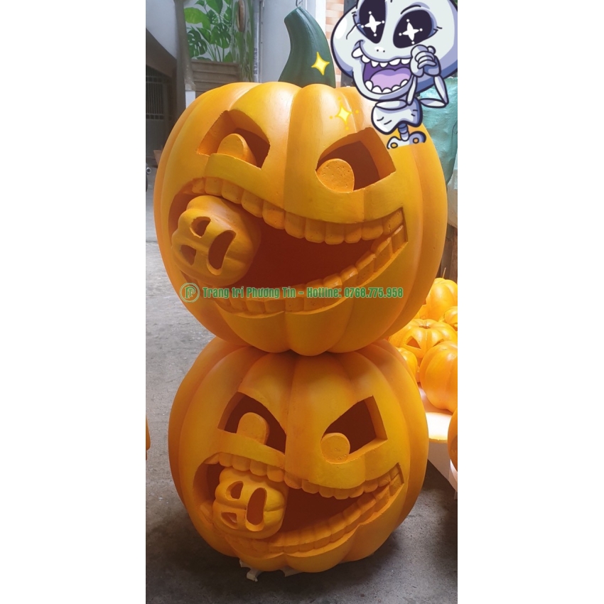 Bí ngô trang trí Halloween